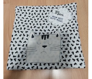 Stickdatei - Doodle Grummelige Katze Gucker Doodle Appli winkend